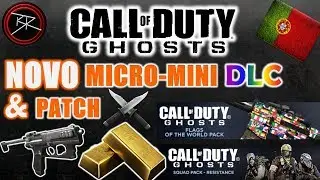 New Micro DLC for Call of Duty Ghosts (Flag's Camo) & New Golden Tac Knife & PDW (Video Portugu&ecirc;s)