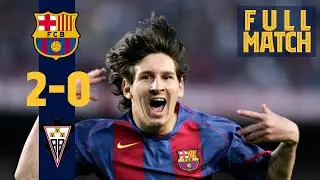 FULL MATCH: THE DAY MESSI SCORED HIS FIRST GOAL (BAR&Ccedil;A-ALBACETE 2005)