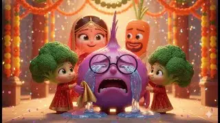 Sabziyon Ki Shaadi 👰🥕🍅 | Funny Vegetable Wedding Song | Hindi Cartoon for Kids