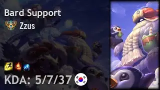 Bard Support vs Thresh - Zzus - KR Challenger Patch 6.17