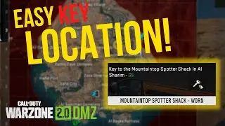 Mountaintop Spotter Shack key LOCATION GUIDE | Call of Duty Warzone 2.0 DMZ
