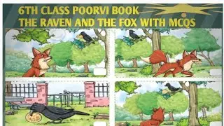 THE RAVEN AND THE FOX POEM WITH MCQS//SPECIAL FOR HTET//6TH CLASS NCERT BOOK SOLUTION 