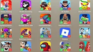 BARRY'S PRISON RUN LAVA,ROBLOX,Comics Bob, Escape The CARNIVAL Of Terror Obby,Freaky Stan,Race Maste