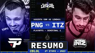 RESUMO: PAIN x INTZ | RIVALIDADE GRANDE! | CBLOL: Playoffs DIA 2 - 2ª Etapa 2023 | Ilha das Lendas