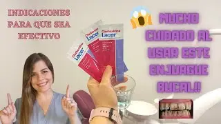 COMO usar CORRECTAMENTE el ENJUAGUE BUCAL🦷✅ [CLORHEXIDINA 👍]