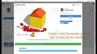 Tinkercad partilhar