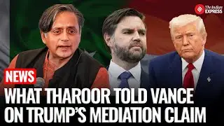 Shashi Tharoor Meets US VP JD Vance; Says Got Strong Support For India&rsquo;s Op Sindoor