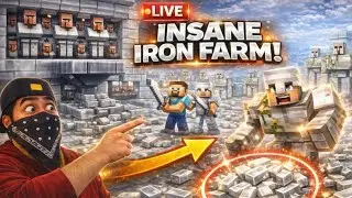 INSANE IRON FARM LIVE 😱 | Unlimited Iron Factory in JG Kingdom!