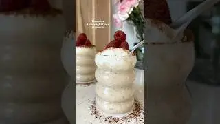 High-protein Tiramisu Overnight Oats🤩 #breakfastideas #highprotein #easyrecipes
