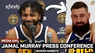 Jamal Murray on Nuggets Adding Jonas Valanciunas, Cam Johnson, & More | Media Day