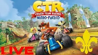 (PS4 Pro) CTR FUN TIME with friends | Crash Team Racing NF Ep. 1 LIVE!