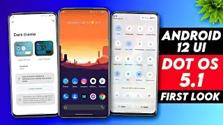 😱 Install Android 12 UI DotOS 5.1 First Look | Redmi Note 7 🔥