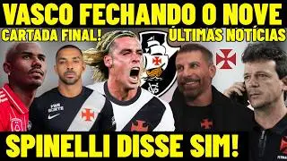 ATENÇÃO! VASCO FECHANDO COM O NOVE! CLAUDIO SPINELLI DISEE SIM AO CRVG! PEDRINHO CONFIRMOU TUDO! E+
