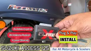 Hazard Flasher Install In Access 125 | FlashX | Access 125 Modification