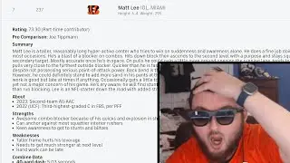 BENGALS LIVE REACTION TO THE CINCINNATI BENGALS DRAFTING MATT LEE IN THE 7TH ROUND!!!