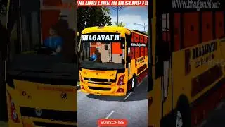 Ashok Leyland Damodar Bs6 Sleeper Bus Mod Bussid 💛 #shorts #ytshorts #shortvideo #trendingshorts #yt