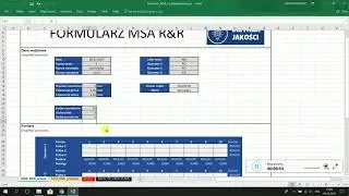 MSA R&R formularz excel - darmowy - instrukcja inzynierjakosci.pl