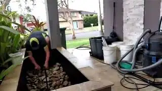 Recent Fish Pond Cleaning Timelapse in Brisbane Video