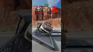 Toyota SW4 vs Mitsubishi Pajero #sw4 #pajero #mitsubishipajero #toyotasw4 #Mitsubishi #beamngdrive