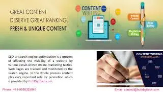Best Content Writing Company in Delhi | HubDigiTech
