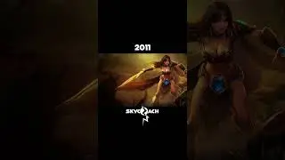 Sivir splash art evolution through the years #lol #leagueoflegends #lolskins