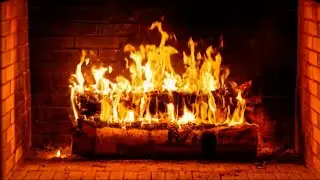 Cozy Cabin Fireplace Ambience | Warm Fire, Candles & Fairy Lights | 3 Hours Rela | FESTADO.CINEMATIC