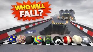 Ultimate Marble Race | Sky Track Challenge 120 #marblerace #ballrace