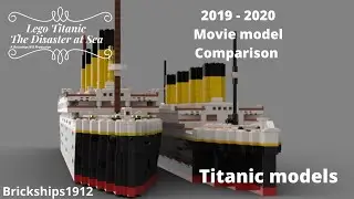 2019 - 2022 Movie props comparison | Titanic MOC comparison