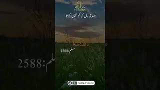 Sadqa Mal ko Kam Nahin karta#islamic#quran#hadies#youtubeshoet#faryou#virel