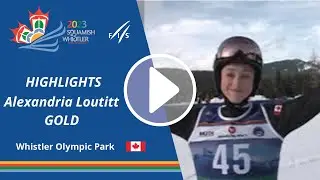 Alexandria Loutitt wins Gold at 2023 FIS Nordic Jr World Championships