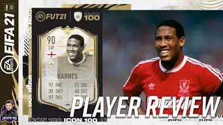 THE BEST ICON WINGER IN FIFA? 90 PRIME ICON MOMENTS JOHN BARNES PLAYER REVIEW FIFA 21 ULTIMATE TEAM