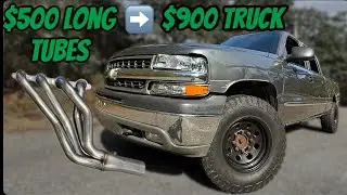GMC Silverado за 900 долларов получает длинные коллекторы!