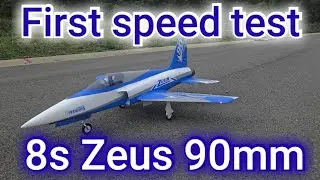 Super Fast Edf jet review Freewing 8s Zeus 90mm #rchobby #smokeymountainrc #rcpilot #rc #aviation