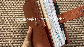 Flip Through Thursday / Week 41 / October 2024 // Pink Planner Girl