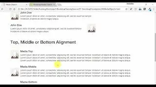 1 Media objects    Bootstrap