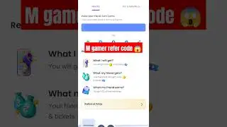 Mgamer app referral code kya hai | mgamer app Refer code | mgamer referral code