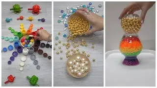 Hypnotic Bead Reversal, Xylophone Magic, Sorting Balls, ASMR Bead Tower, Marble Run Relaxation