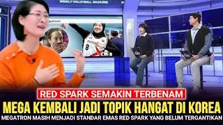 Kembali jadi topik hangat di Korea‼️Megawati masih menjadi standart emas dalam tubuh red spark...