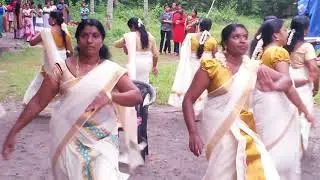 Thiruvathira performence chithra and team