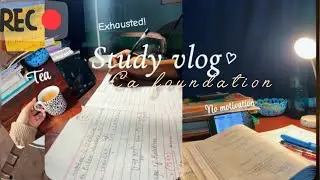 8 Am routine 💌🌸 CA foundation student 📚🎓#study #vlog #cafoundation #castudent 