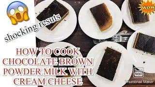 Chocolate brown powder milk cake with cream cheese | Jennifer salahay vlog