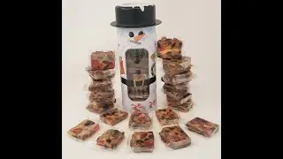 Jane Parker Classic Fruitcake Slices in a Collectible Snowman Tin 720p