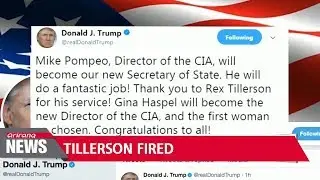 Trump fires Tillerson... bringing disarray to Washington and Seoul over North Korea