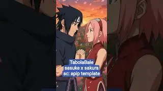 TabolaBale sasuke x sakura sc: apip template #aicover #anime #naruto #sasukexsakura #tabolabale