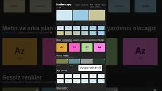 Gradients.app Renk Paleti Oluşturma! #design #color #colorpalette