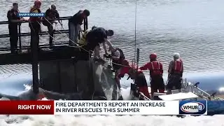 NH fire departments report increase in river rescues this summer