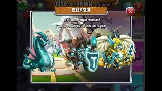 Dragon City-New DUSK vs DAWN Island_First Look_All Dragons+Dark Titan Dragon
