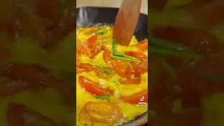5-Minute Tomato Egg stir fry #shorts #cooking