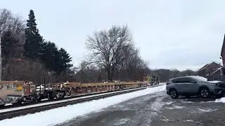 Brady Catches I022 Syracuse-Worcester W/ AMAZINGLY GORGEOUS SD70 @ Track Speed Thru W. Springfield 