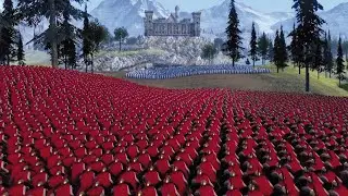 SPARTANS LAY SIEGE TO MEDIEVAL CASTLE - UEBS - Ultimate Epic Battle Simulator